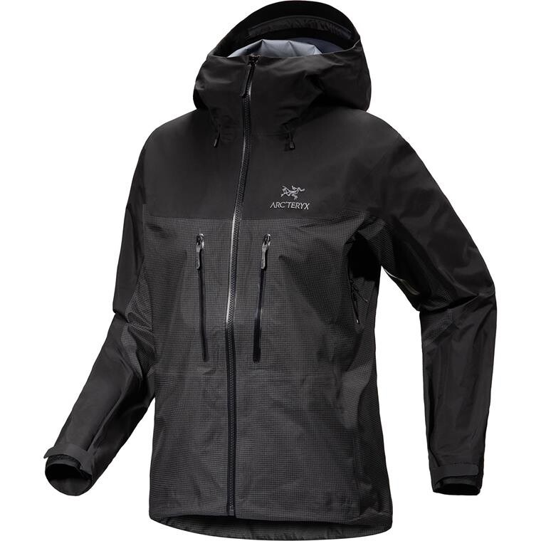 Arcteryx Womens Alpha Jacket (Sort (BLACK) Small)