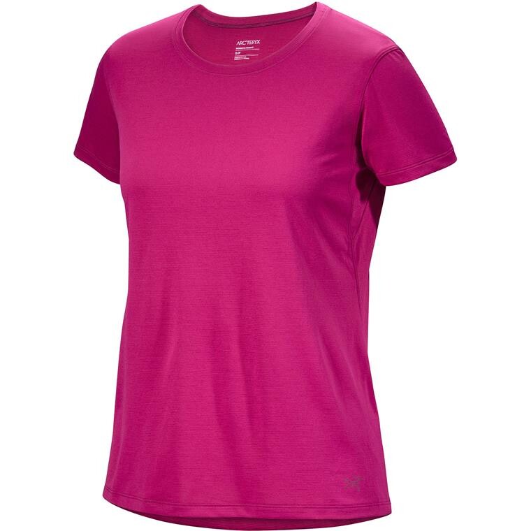 Arcteryx Womens Taema Crew S/S (Lyserød (AMARANTHUS HEATHER) Medium)