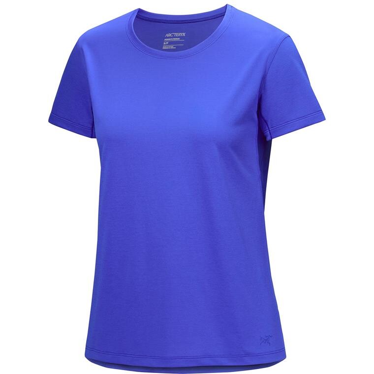 Arcteryx Womens Taema Crew S/S (Blå (ELECTRA HEATHER) Small)
