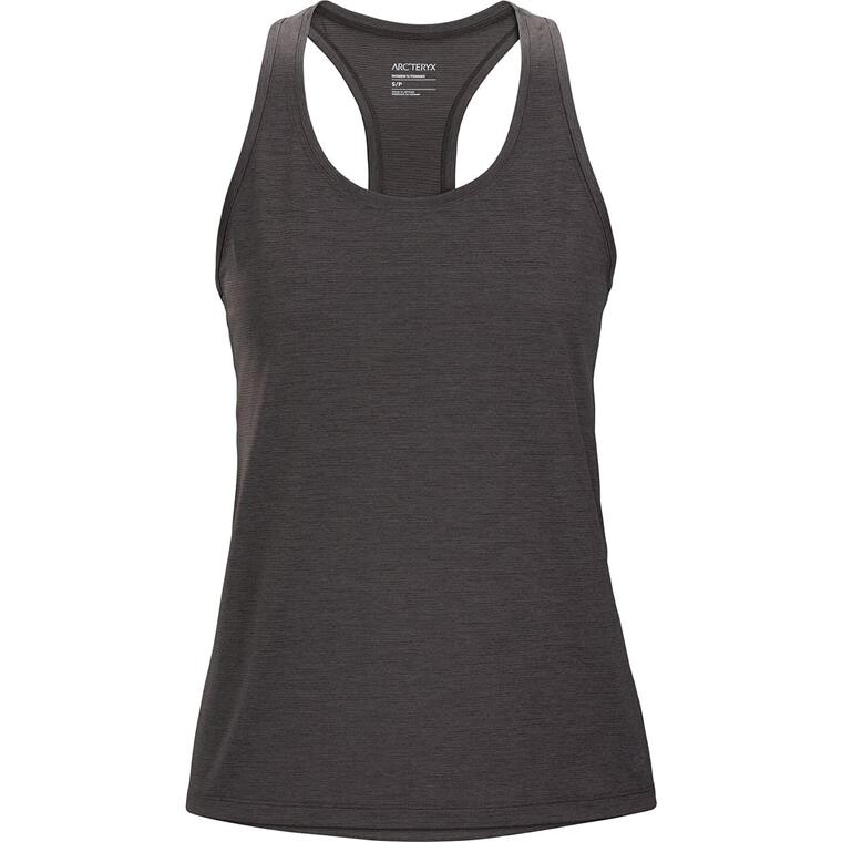 Arcteryx Womens Taema Tank (Sort (BLACK HEATHER) Small)