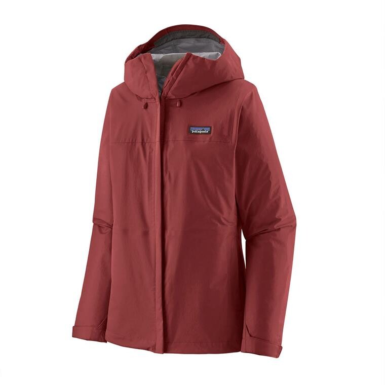 Patagonia Womens Torrentshell 3L Rain Jacket (Rød (OXIDE RED) Small)