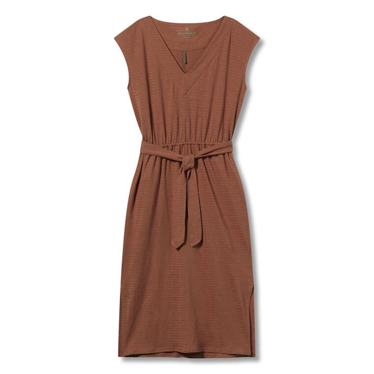 Royal Robbins Womens Vacationer Dress (Brun (BAKED CLAY) Small)