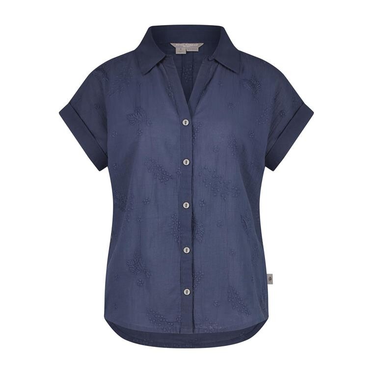 Royal Robbins Womens Oasis S/S (Blå (NAVY) Small)