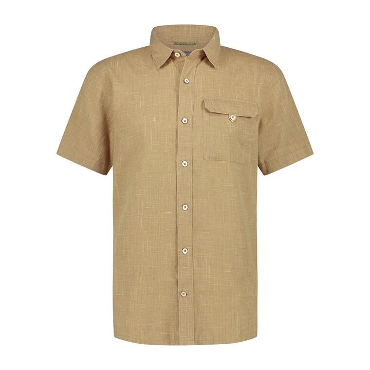 Royal Robbins Mens Hempline Spaced S/S (Beige (BISTRE) XX-large)
