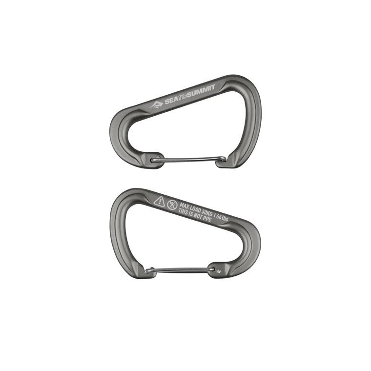 Sea to Summit Accessory Carabiner Large 2pak (Grå (TITANIUM GREY))