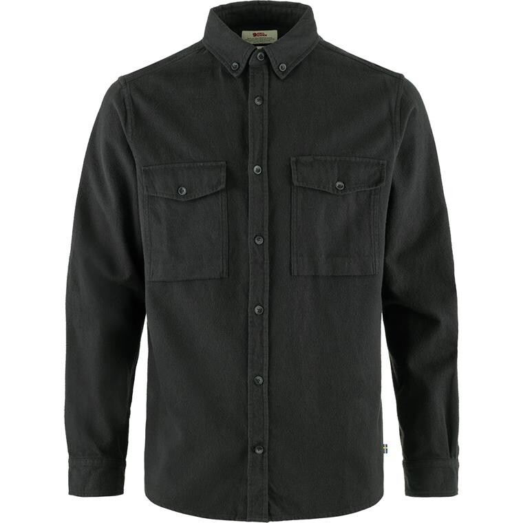 Fjällräven Mens Övik Twill Shirt (Grå (DARK GREY-DARK GREY/030-030) Small)