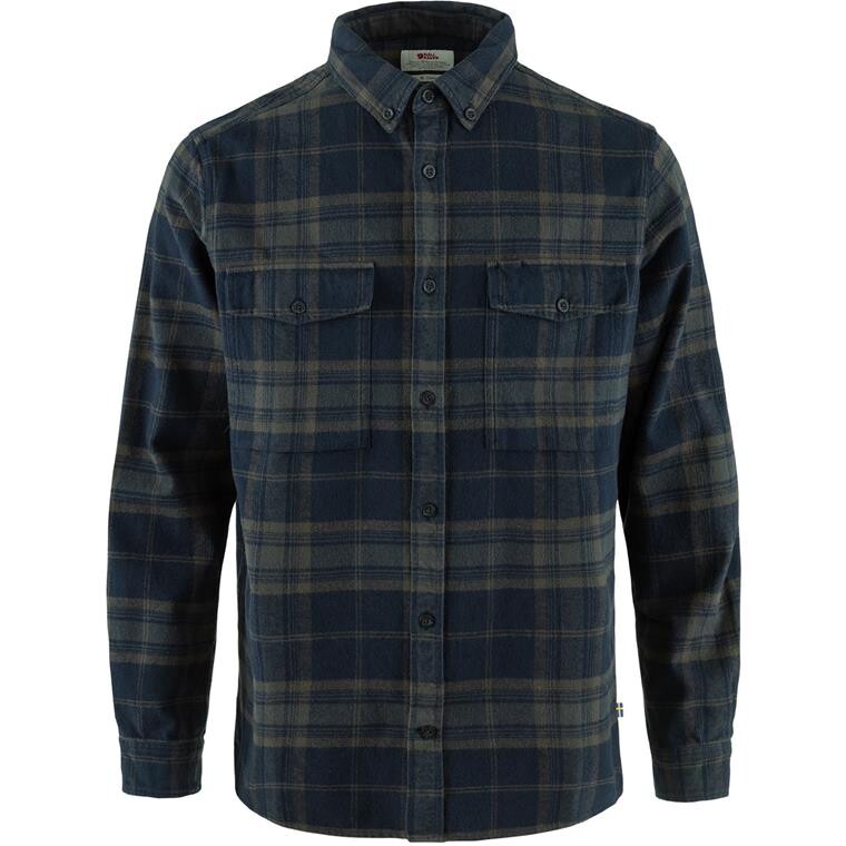 Fjällräven Mens Övik Twill Shirt (Blå (DARK NAVY-BASALT/555-050) X-small)