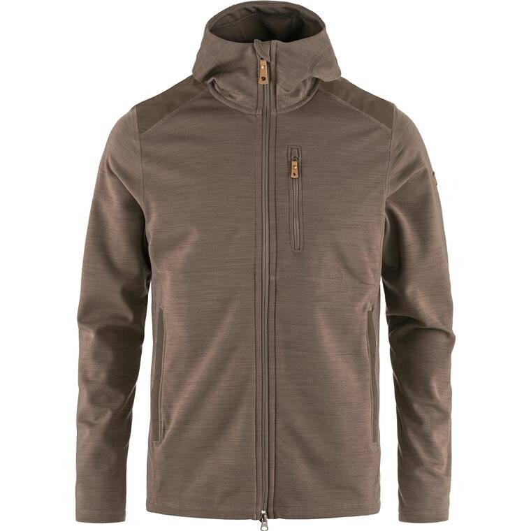 Fjällräven Mens Keb Fleece Hoodie (Brun (SUEDE BROWN/244) X-small)