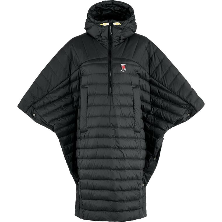 Fjällräven Expedition Down Poncho (Sort (BLACK/550) Small/medium)