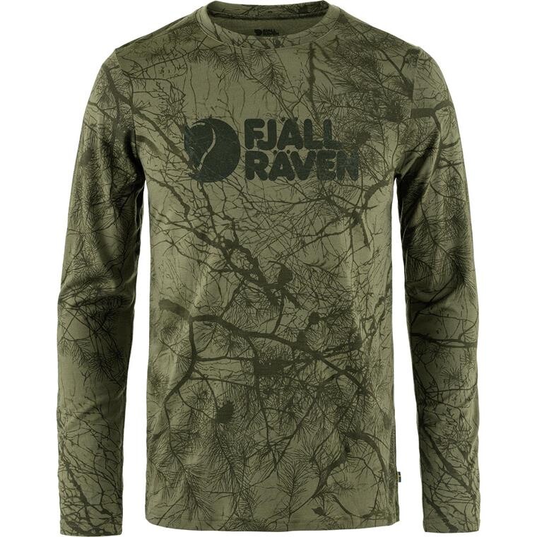 Fjällräven Mens Värmland Wool L/S (Grøn (GREEN CAMO/626) X-small)
