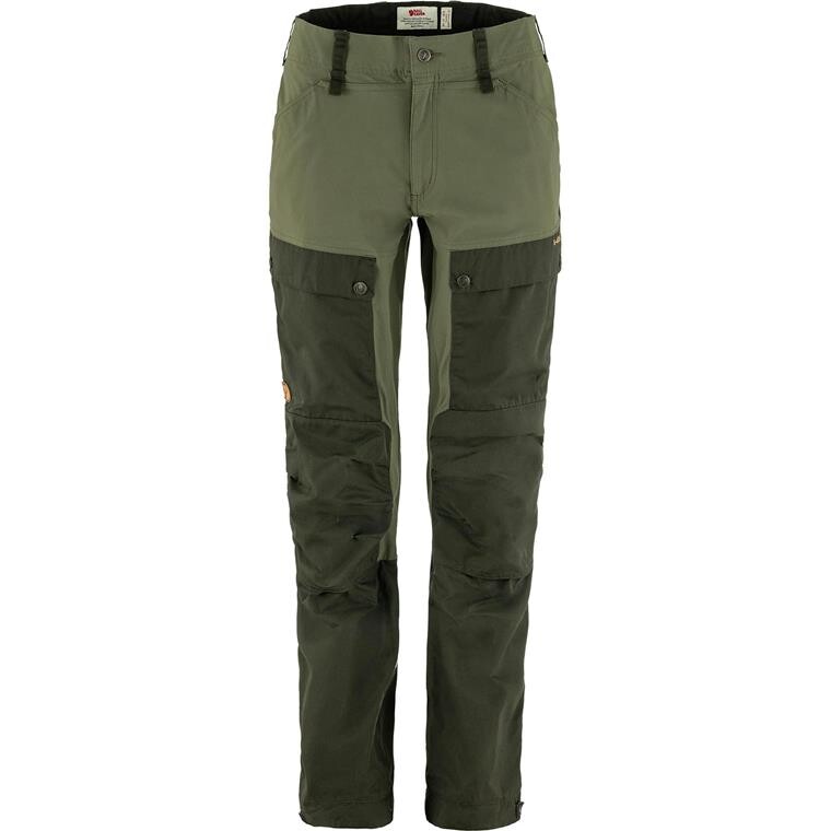 Fjällräven Womens Keb Trousers Curved (Grøn (DEEP FOREST-LAUREL GRN/662-625) 34)