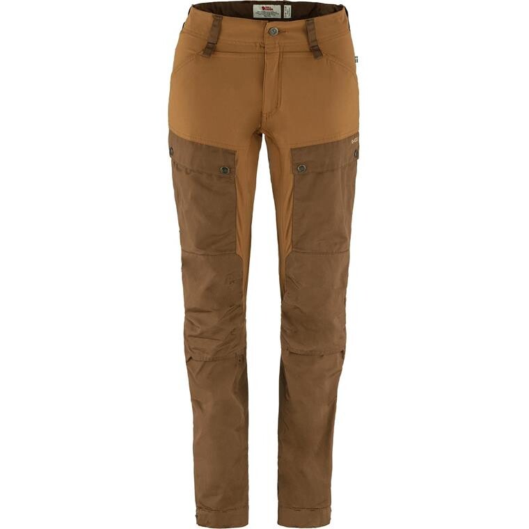 Fjällräven Womens Keb Trousers Curved (Brun (TIMBER BROWN-CHESTNUT/248-230) 34)