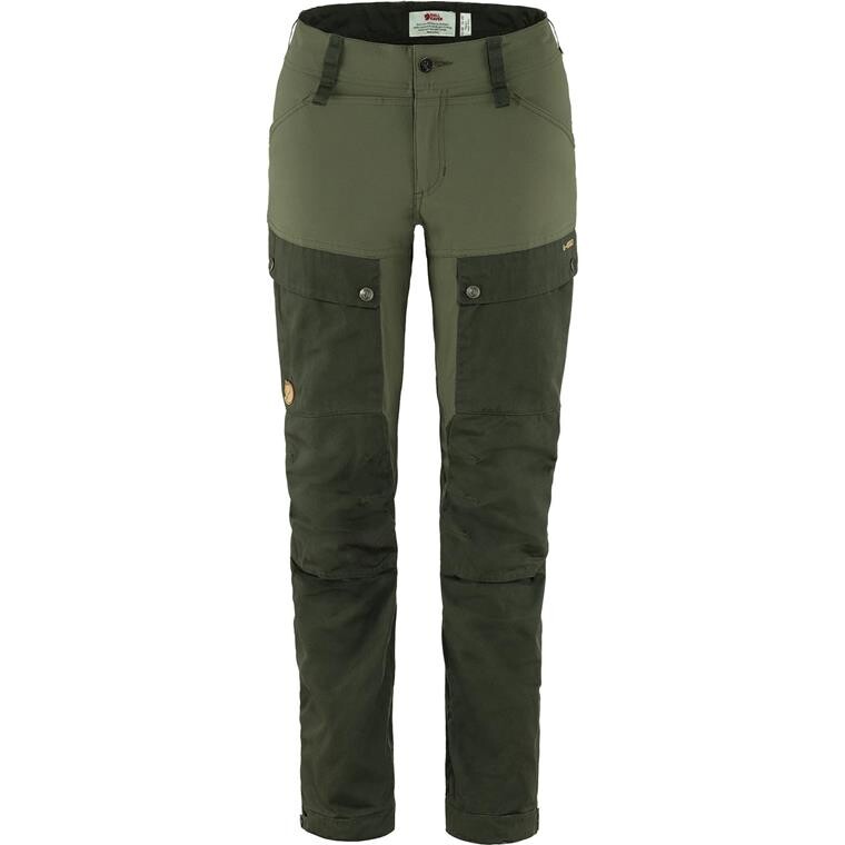 Fjällräven Womens Keb Trousers (Grøn (DEEP FOREST-LAUREL GRN/662-625) 34)
