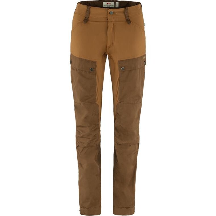 Fjällräven Womens Keb Trousers (Brun (TIMBER BROWN-CHESTNUT/248-230) 34 lang)