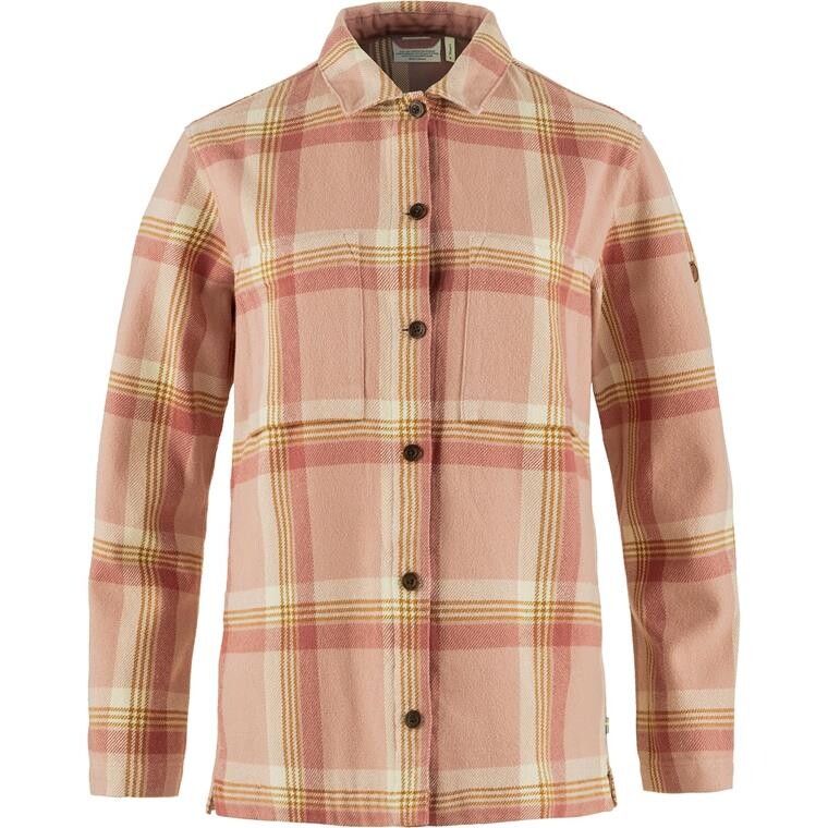 Fjällräven Womens Singi Flannel Overshirt (Lyserød (CHALK ROSE-DUSTY ROSE/302-300) XX-small)