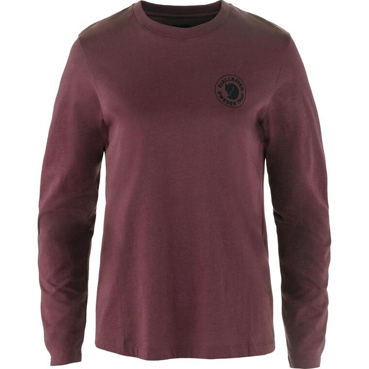 Fjällräven Womens 1960 Logo T-shirt L/S (Rød (PORT/357) XX-small)