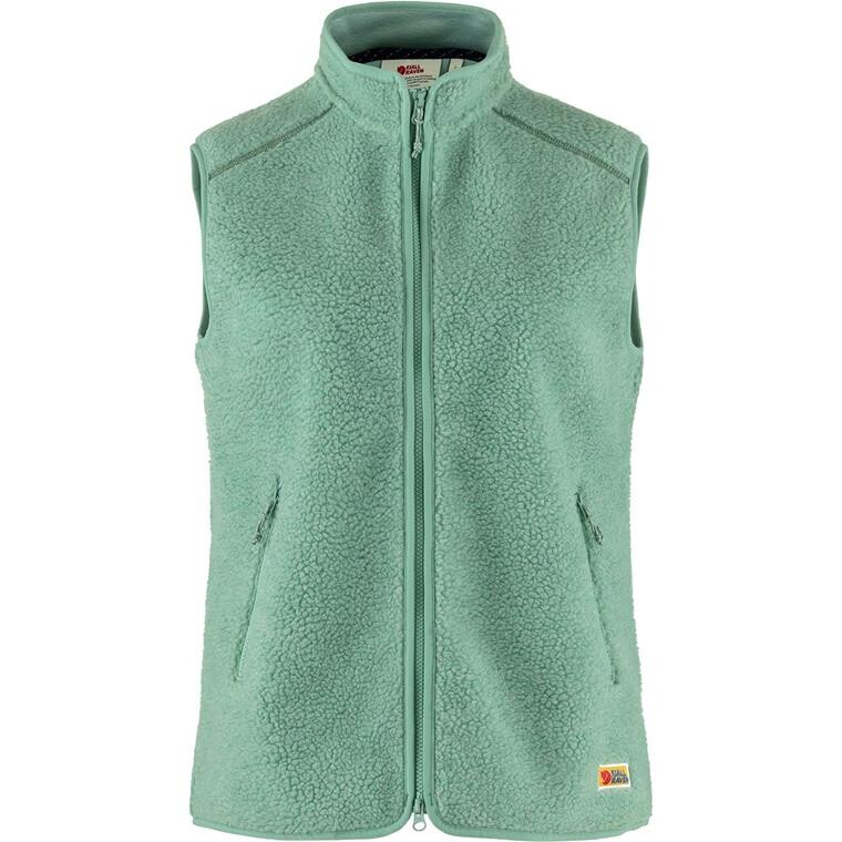 Fjällräven Womens Vardag Pile Fleece Vest (Grøn (ALOE GREEN/676) XX-small)