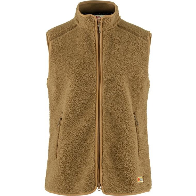 Fjällräven Womens Vardag Pile Fleece Vest (Brun (BUCKWHEAT BROWN/232) XX-small)