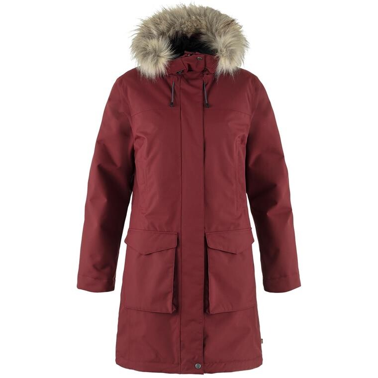 Fjällräven Womens Nuuk Lite Parka (Rød (BORDEAUX RED/347) X-small)