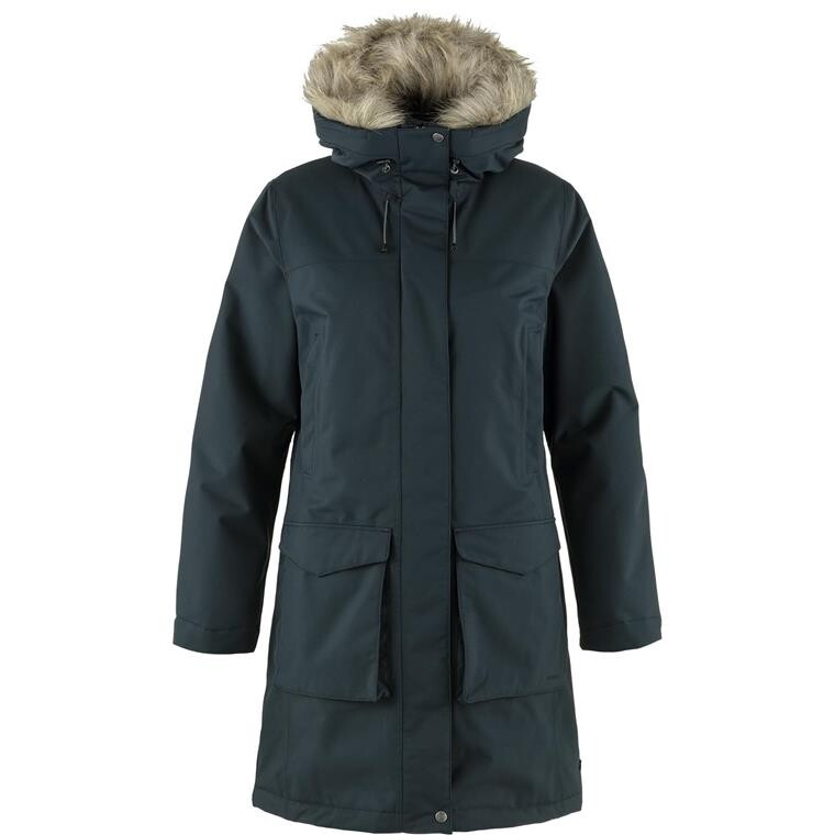 Fjällräven Womens Nuuk Lite Parka (Blå (DARK NAVY/555) X-small)