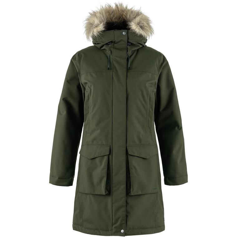 Fjällräven Womens Nuuk Lite Parka (Grøn (DEEP FOREST/662) XX-small)