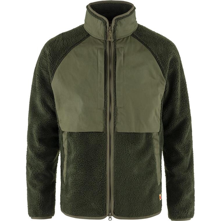 Fjällräven Mens Vardag Pile Jacket (Grøn (DEEP FOREST-LAUREL GRN/662-625) X-small)