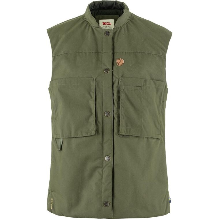 Fjällräven Womens Singi Padded Vest (Grøn (LAUREL GREEN/625) Small)