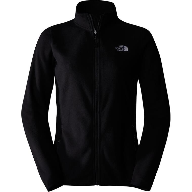 The North Face Womens 100 Glacier Full Zip (Sort (TNF BLACK-NPF) X-small)