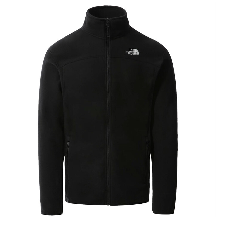 The North Face Mens 100 Glacier Full Zip (Sort (TNF BLACK) Small)