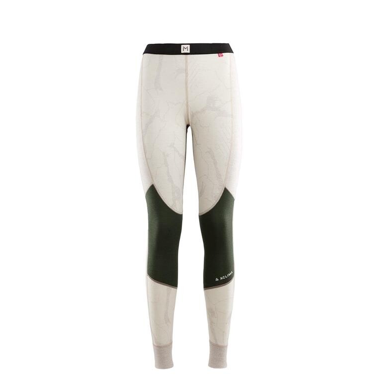 Aclima Womens Lars Monsen Longs (Beige (BEIGEMELANG/OLIVENGHT/FEMUNDEN) X-small)