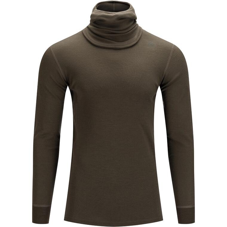 Aclima Mens WarmWool Hoodsweater V2 (Grøn (TARMAC) X-small)