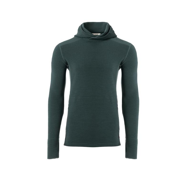Aclima Mens StreamWool Hoodie (Grøn (GREEN GABLES) X-small)