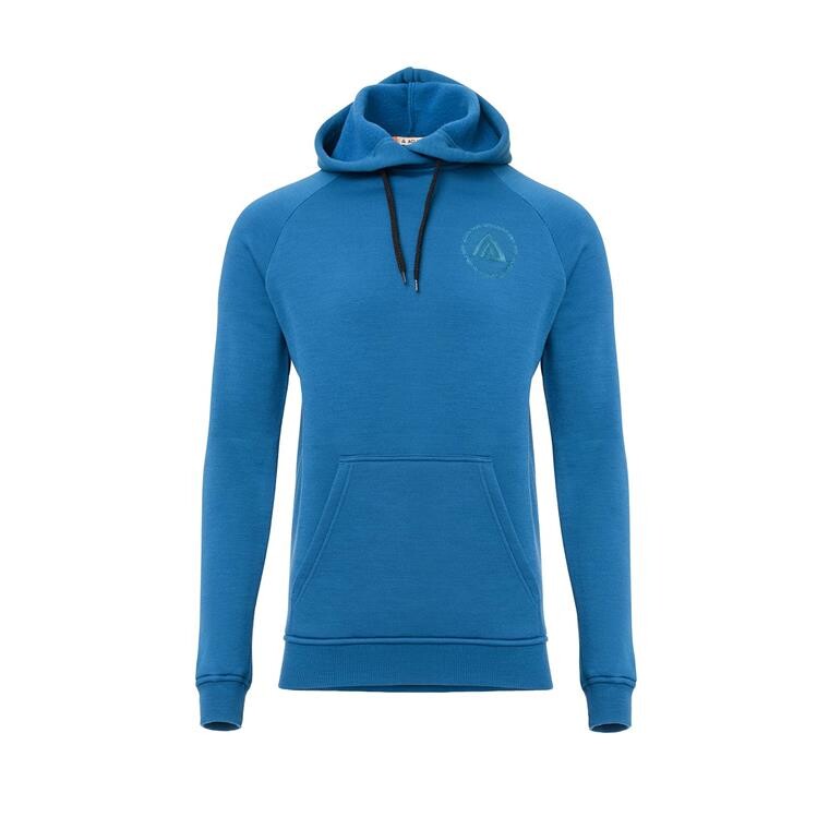 Aclima Mens Fleecewool V2 Hoodie (Blå (CORSAIR) X-small)