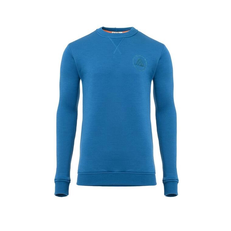 Aclima Mens Fleecewool V2 Crewneck (Blå (CORSAIR) X-small)