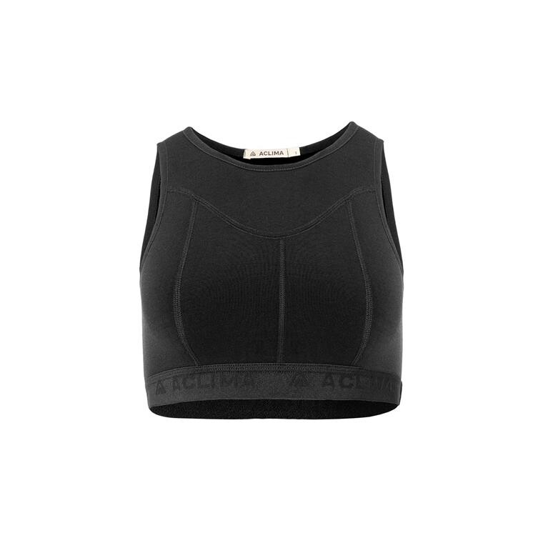 Aclima Womens Fleecewool V2 Top (Sort (JET BLACK) X-small)
