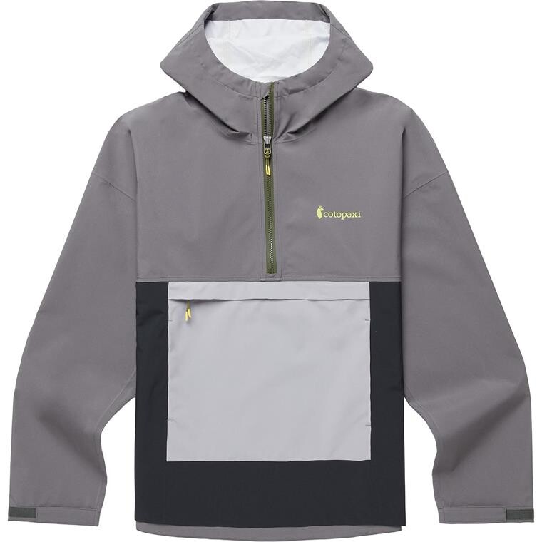 Cotopaxi Mens Cielo Rain Anorak (Grå (CINDER/BLACK) Small)
