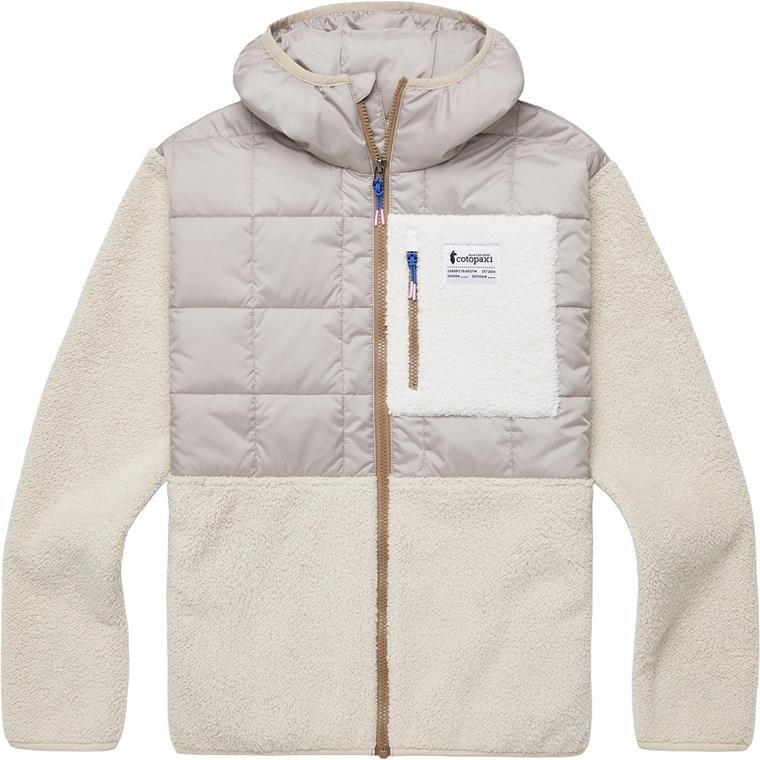 Cotopaxi Womens Trico Hybrid Hooded Jacket (Beige (OATMEAL/CREAM) Large)