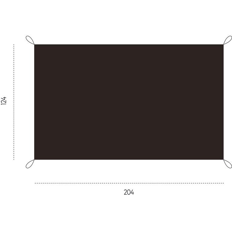 Fjällräven Friluft 2 Footprint (Sort (BLACK/550))
