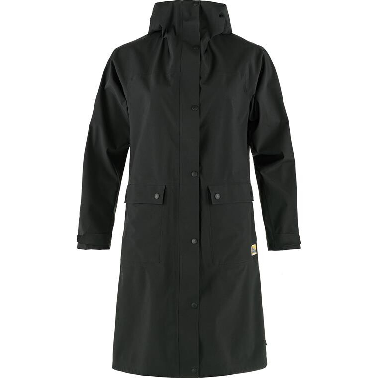Fjällräven Womens Vardag Rain Parka (Sort (BLACK/550) X-small)