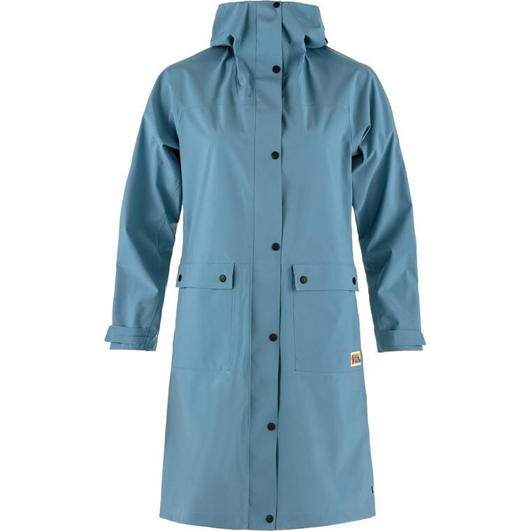 Fjällräven Womens Vardag Rain Parka (Blå (DAWN BLUE/543) X-small)
