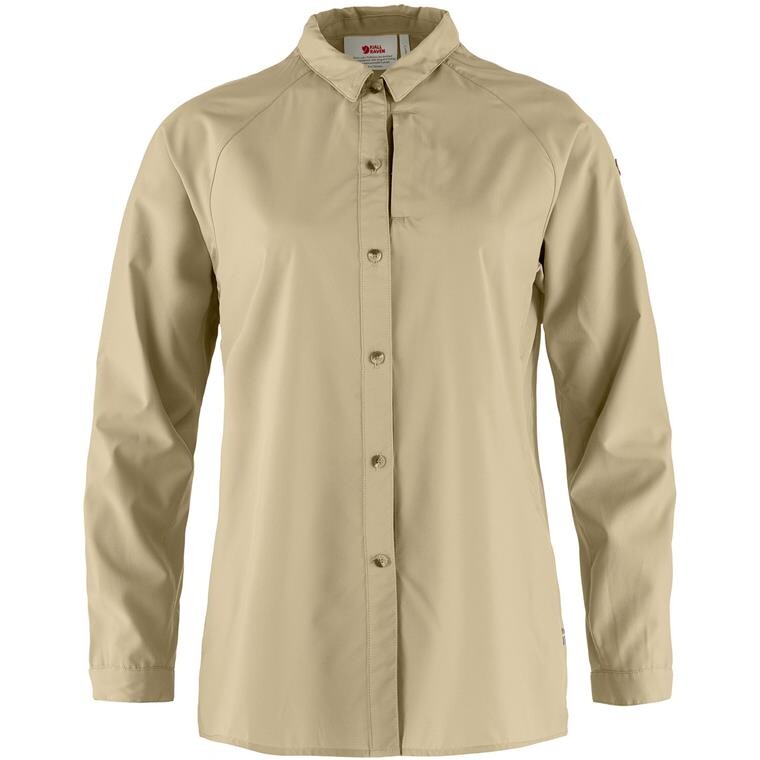 Fjällräven Womens Abisko Hike Shirt (Hvid (FOSSIL/118) X-small)