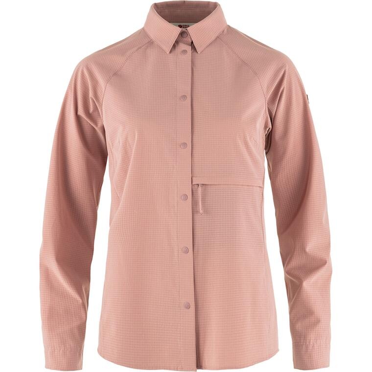 Fjällräven Womens Abisko Trekking Shirt (Lyserød (DUSTY ROSE/300) X-small)