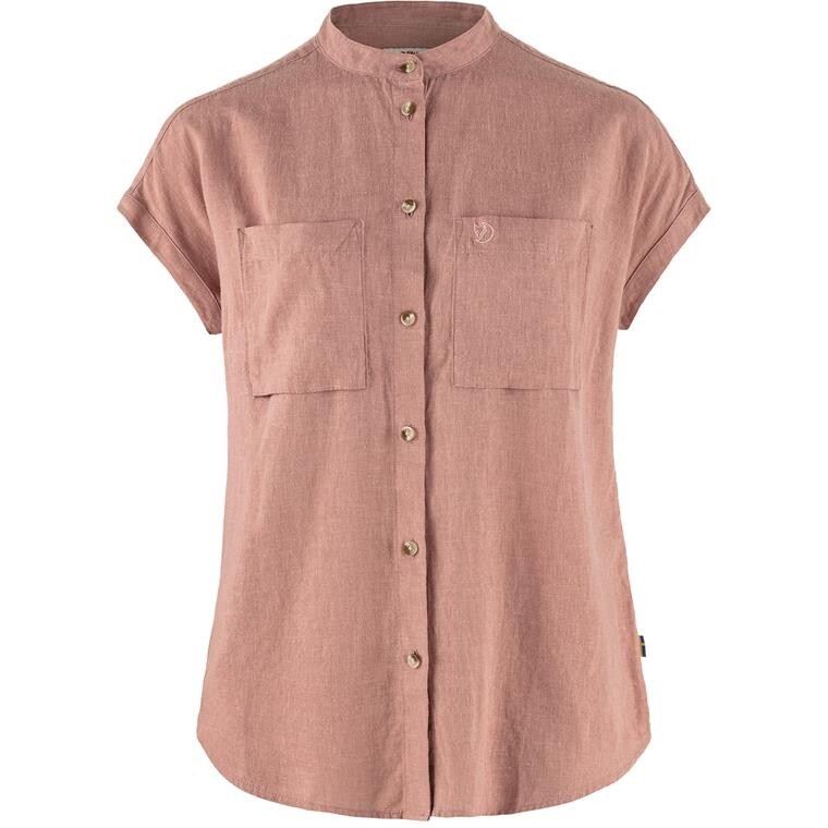 Fjällräven Womens Övik Hemp Shirt S/S (Lyserød (DUSTY ROSE/300) XX-small)