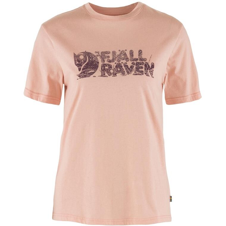 Fjällräven Womens Lush Logo T-shirt (Lyserød (CHALK ROSE/302) XX-small)