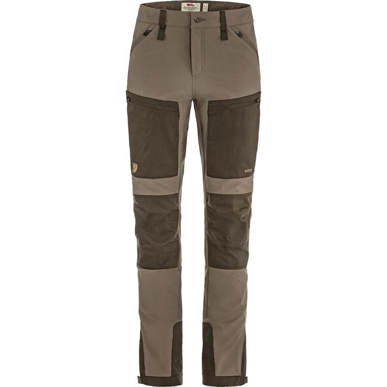 Fjällräven Womens Keb Agile Trousers (Brun (SUEDE BROWN-DK OLIVE/244-633) 34)
