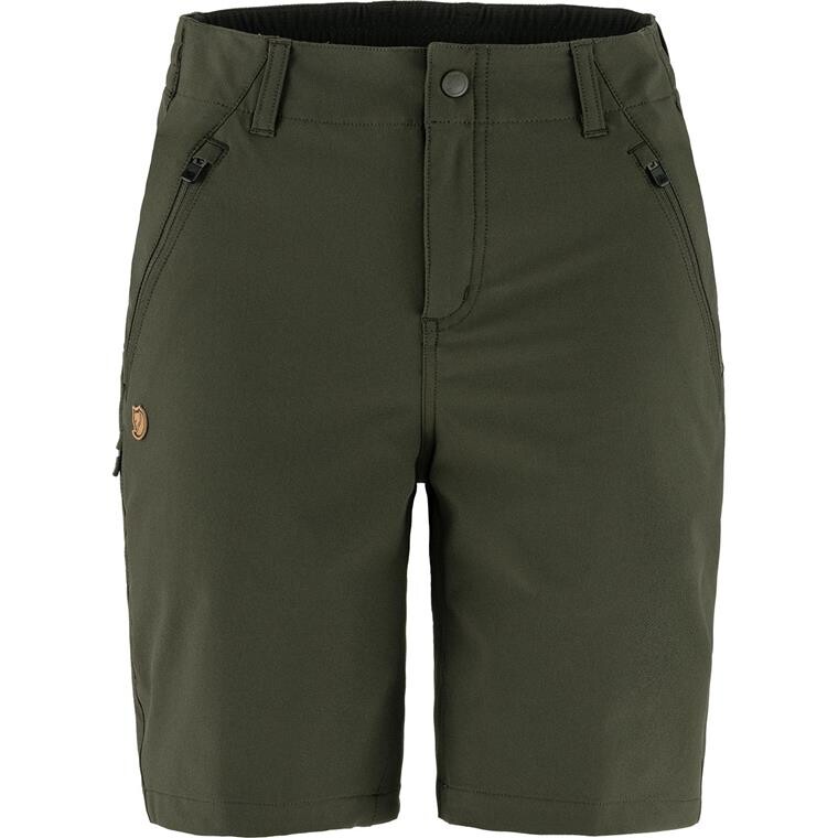 Fjällräven Womens Abisko Trail Stretch Shorts (Grøn (DEEP FOREST/662) 34)