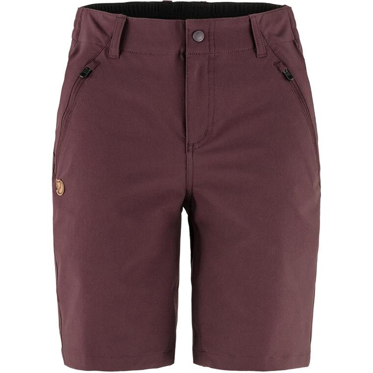 Fjällräven Womens Abisko Trail Stretch Shorts (Rød (PORT/357) 38)