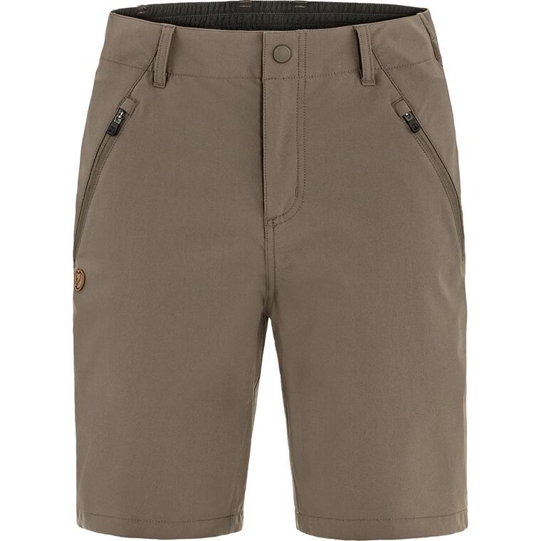 Fjällräven Womens Abisko Trail Stretch Shorts (Brun (SUEDE BROWN/244) 34)