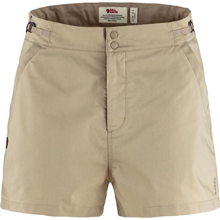 Fjällräven Womens Abisko Hike Shorts (Hvid (FOSSIL/118) 34)