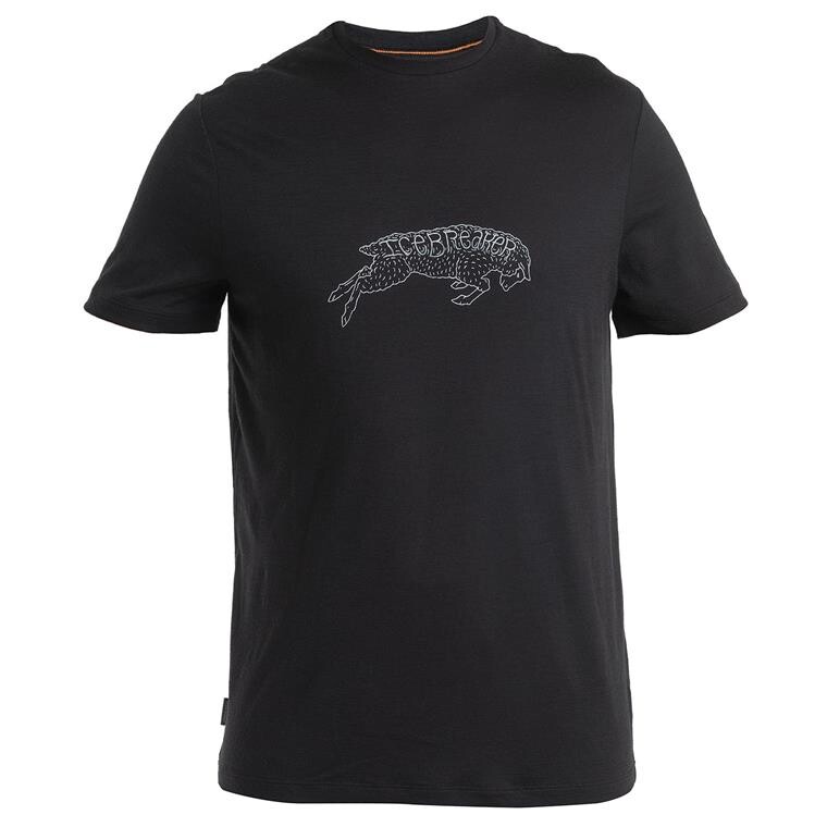 Icebreaker Mens 150 Tech Lite III S/S Tee Ewe Bound (Sort (BLACK) Small)